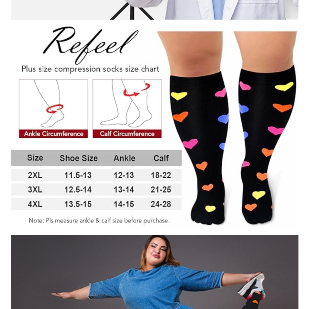 Compression Socks 3 pair - Picture 2 of 7